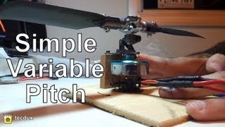 DIY Simple Variable Pitch for Brushless Motor [upl. by Taro]