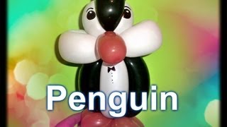 HOW TO PENGUIN BALLOON ANIMAL  Balloon Animal [upl. by Ayiotal]