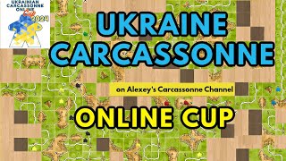 Ukraine Carcassonne Online Cup Finals 2024 LIVE [upl. by Allez]