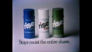 Rise Shaving Cream Commercial 76ers Billy Cunningham 1971 [upl. by Churchill883]