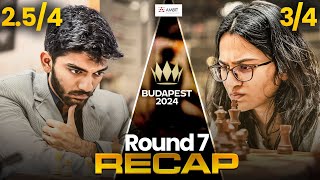 Gukesh brings it home for India  Round 7 of Chess Olympiad 2024  Ambit Recap of the Day [upl. by Rundgren]