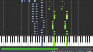 Beethoven  Piano Sonata 23  Appassionata  3rd Movement Synthesia Piano Tutorial [upl. by Garwin50]