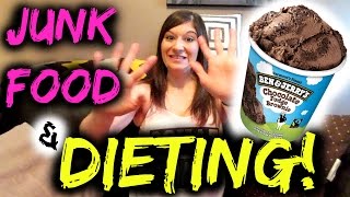 HOW TO KEEP JUNK FOOD IN THE HOUSE WHILE DIETING Nicole Collet [upl. by Ahsiakal]