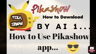 Pikashow  How to use Pikashow App  Pikashow App Use kaise kare  pikashow app kaise chalaye [upl. by Wulf]