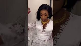 Racky aidara seraitelle enceinte Toute splendide en robe blanc le jour du Gamou [upl. by Luhe]