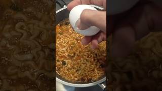 Cooking Ramen noodles with egg 🥚 shots food [upl. by Spieler]