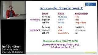 Praktische Philosophie 6a Zwecke Mittel Nebeneffekte  Das Prinzip der Doppelwirkung 1 [upl. by Koa]