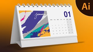 How to create a calendar in Adobe Illustrator [upl. by Giark]