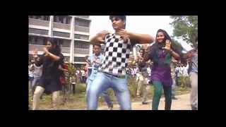 ICC WORLD CUP T20 Bangladesh 2014 Flash Mob Tangail Polytechnic Institute [upl. by Drais]