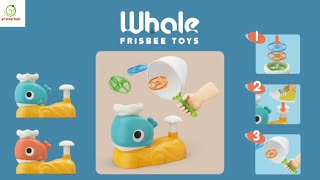 Funny Adorable Game Toy Whale Frisbee 🥏🐳😆😆 [upl. by Mandie]