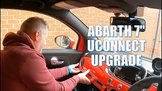 Abarth 7quot UConnect Upgrade And Install [upl. by Cone]