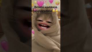 BEBEM UYUMUYOR DİYE ÜZÜLMEYİN  ÇÜNKÜ BİZİMKİDE ÖYLE 😂😂😂 [upl. by Diella224]