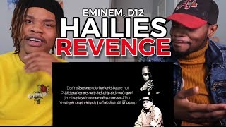 EMINEM  HAILIES REVENGE ft D12  JA RULE DISS REACTION [upl. by Ertnod422]