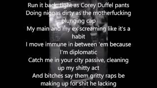 BillEarl Sweatshirt Earls verse Lyrics on screen [upl. by Annahsirhc]