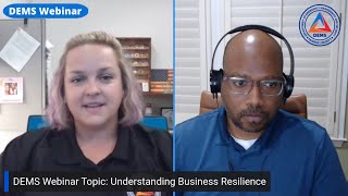 Business Continuity Awareness Week 2023  DEMS Webinar [upl. by Nauqan]