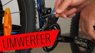 Shimano Umwerfer wechseln  einfach amp schnell  Fahrradorg [upl. by Eiramanit]