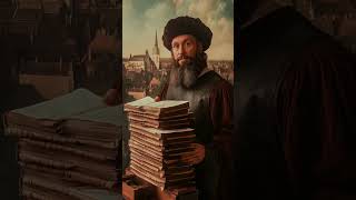 El Hombre que Iluminó la Ignorancia La Revolución de Johannes Gutenberg shortvideo shorts [upl. by Thorvald]