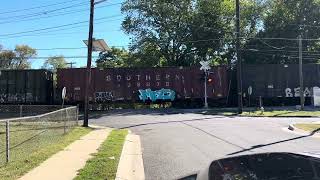 CA20 in moorestown at Zelley ave crossing 101024 [upl. by Aoh956]