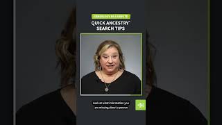 Quick Ancestry Search Tips  Shorts  Ancestry® [upl. by O'Donnell505]