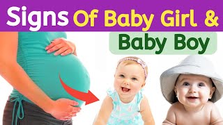 Boy Or Girl  Signs amp Symptoms Of Having A Baby Girl amp Baby Boy  Gender Prediction Signs [upl. by Ric]