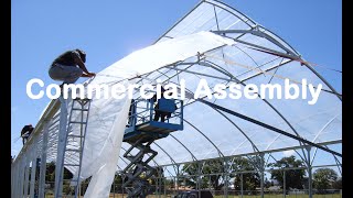 Commercial Greenhouse Assembly [upl. by Barolet]