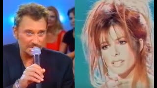 Quand Mylène Farmer chante devant Johnny Hallyday  et met le 🔥 sur le plateau [upl. by Nylla]