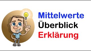 Mittelwerte Überblick [upl. by Adnahsat]