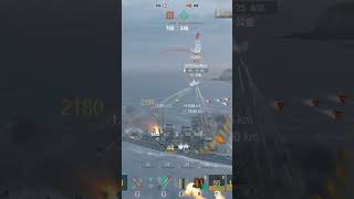 World of Warships  slow torpedo from Kleber worldofwarshipsgameplay [upl. by Aihsekan]