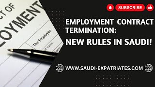 MHRSD clarifies on Termination of Employment contracts in Saudi Arabia  Work Contract  Termination [upl. by Ateerys]