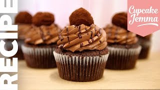 Chocolate Overload Cupcake Recipe  Including Chocolate Truffles  Cupcake Jemma [upl. by Wei]