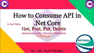 Rest API in AspNet Core Using HttpClient  Web API CRUD  net core web api api biharideveloper [upl. by Aleekat]