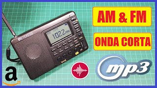 ESTA RADIO PORTATIL DE AMAZON ES UNA PASADA RETEKESS V115 [upl. by Grady883]