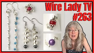 Flat Wire Jewelry Making  Wire Lay TV Ep 263 Livestream Replay [upl. by Jinny]