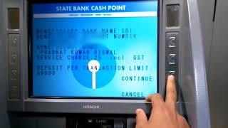 How to Deposit Cash Without ATM Card in SBI CDM in Hindi  हिंदी [upl. by Knowles890]