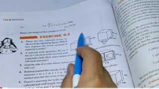 Ex92 Chapter  9 Mensuration  Class 8th Maths New Edition [upl. by Adair314]