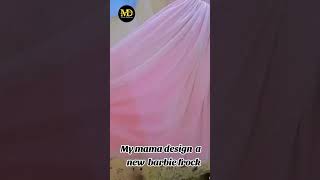 barbie Heavy frock made by mamas designing 2024 fashion lateststylish babygirl barbiedoll [upl. by Aneerak]