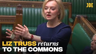 Liz Truss awkward first speech in the Commons since being forced out of Number 10 [upl. by Alyn]