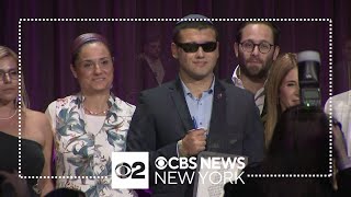 Wounded IDF soldiers honored at gala in Lower Manhattan [upl. by Crifasi175]