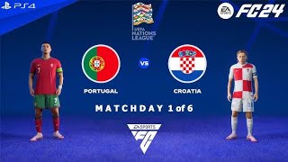 FC 24  Portugal vs Croatia  UEFA Nations League 2425 [upl. by Buonomo562]