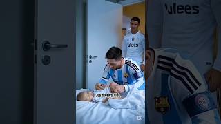 Cristiano Ronaldo and Lionel Messi and a young child massi ronaldo trending yoitubeshorts [upl. by Idrahs597]