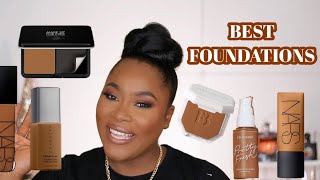 TOP 10 FOUNDATIONS  MUST HAVE FOUNDATIONS FOR DARK SKIN 2021 [upl. by Reamy683]