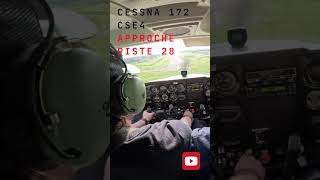 Atterrissage Lachute Piste 28🛬 😍 plane aviation ppl avion quebec landing atterrissage [upl. by Durward]