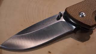 Camillus Bushcrafter 85quot Folding Knife 19646 [upl. by Aelahs888]