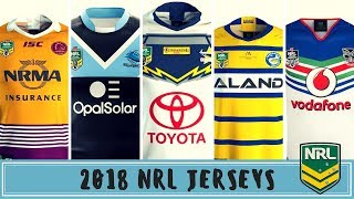 NRL Jerseys 2018 [upl. by Jessamine]