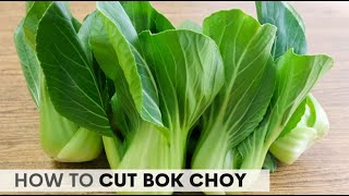 How to cut bok choy [upl. by Avin]