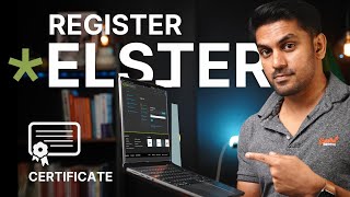 Elster Registration with Digital Certificate  Step by Step Tutorial [upl. by Nylsej]