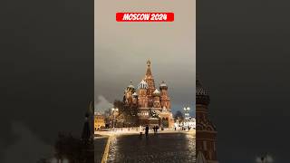 Russia 🇷🇺 Moscow 2024 before Christmas 🎄 chirstmas moscow russia newyear2024 [upl. by Ossy]