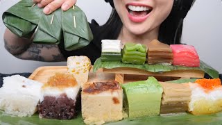 THE BEST THAI DESSERT ASMR EATING SOUNDS LIGHT WHISPERS  SASASMR [upl. by Ellitnahc]