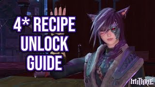 FFXIV 24 0441 4 Star Recipes Unlock Guide [upl. by Quinlan]