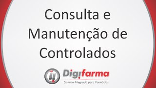 Digifarma  Consulta e Manutenção de controlados [upl. by Noryt]